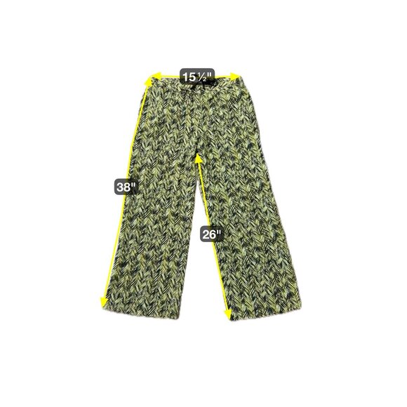 Coldwater Creek Womens Natural Fit Drawstring Pants Size M Multicolor Chevron - Picture 8 of 10